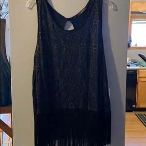 Deb fringe top, 2X